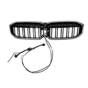 Luz LED iluminada para la parrilla del BMW Serie 3, X3, X4 y Serie 5 con efecto de cielo estrellado, 12V, material ABS, fijación con tornillos. - Product Image 1