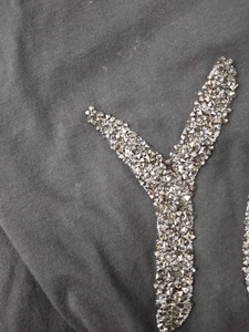 Perles de caviar, lettres en strass, technique de thermocollage, strass en cristal à repasser, transfert thermique pour t-shirt - Product Image 3