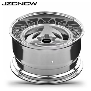 JZCNCW Nouvelles jantes forgées sur mesure 5x120 5x114.3 5x112 en alliage d'aluminium 17-26 pouces 2 pièces à rebord profond 40mm ET 22 - Product Image 3