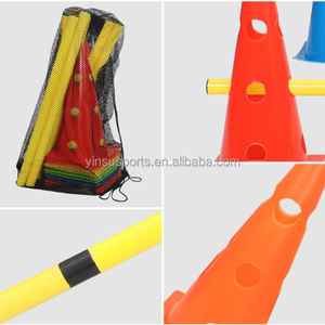 प्रशिक्षण के लिए सर्वोत्तम गुणवत्ता समायोज्य अड़चनों पर/एब्स फुटबॉल बाधा मार्कर बाल्टी - Product Image 5