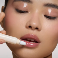Logo personnalisé Vegan Lipcare Brillant à lèvres avec SPF Parfum fruité Hydratant Peptide Lip Tint Baume à lèvres Beurre Repulpant