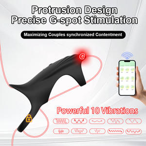 Anillo Vibrador para Pene, Estimulador de Próstata, Control Remoto por Aplicación, Vibración para Masturbación Masculina - Product Image 4