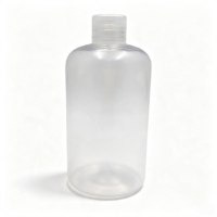 Botella de Plástico Transparente de 500 ml con Tapa de Rosca para Champú, Gel de Ducha, Aceite, Agua, Loción, Desinfectante de Manos, Venta al Por Mayor de Fábrica