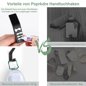 <span class=keywords><strong>Porte</strong></span>-serviettes <span class=keywords><strong>sans</strong></span> perçage, crochet mural de salle de bain, <span class=keywords><strong>porte</strong></span>-serviettes de toilette, <span class=keywords><strong>porte</strong></span> de cuisine, crochet de serviette de bureau - Product Image 4