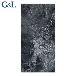 Darker Marble Stone Designs Glazed Porcelain Wall Floor Tiles High Glossy Surface Anti Dirty for Hotel House Apartment 600x1200