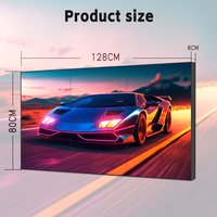 46 pouces ultra étroit 3.5mm OEM LED écran d'épissage LCD haute luminosité et contraste luminosité TV mur grand écran