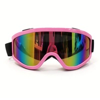 Lunettes de sport PC avec revêtement anti-UV, lunettes de moto, lunettes de ski, lunettes de moto Harley, lentilles irisées coupe-vent, personnalisables OEM