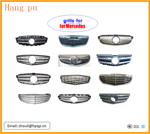 Hangpu Offre Spéciale pare-chocs avant ABS maille diamant gril pour Mercedes W204-W222 X204-X253 B-C-E-GLK-<span class=keywords><strong>GLA</strong></span>-GLC-Maybach état neuf - Product Image 3