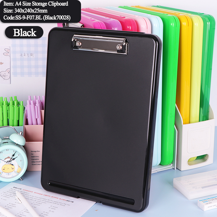 F07 Storage Clipboard Black