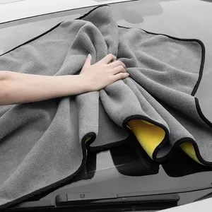 Toalha de secagem rápida do carro, 60*160, grande, microfibra, com logotipo personalizado 70*140