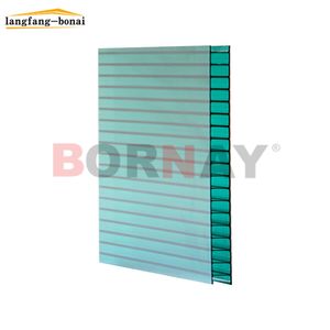 0.6mm0.8mm พีซีลูกฟูกสีน้ำตาลฝ้าโพลีคาร์บอเนตกลวงดีไซน์ทันสมัยสำหรับงานโรงแรม - Product Image 4