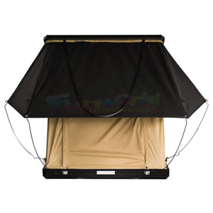 Carpa de techo rígida de aluminio con apertura lateral para las 4 estaciones, carpa de techo rígida con apertura lateral, carpa de camping para techo de coche con escalera - Product Image 5