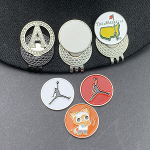 <b>Golf</b> Metal Magnetic Cap Clip Enamel Ball Marker 25mm Strong Magnetic Outdoor Use - Product Image 2