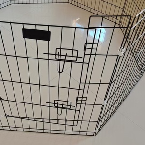 Gabbia per Cani con Telaio in Ferro Zincato e Finitura Verniciata a Polvere, Sicura per Interni ed Esterni, Facile da Montare per Animali di Piccola Taglia - Product Image 6