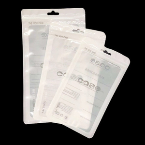 Sac d'emballage étanche pour coque <span class=keywords><strong>de</strong></span> téléphone <span class=keywords><strong>Pochette</strong></span> en plastique zip-lock <span class=keywords><strong>personnalisée</strong></span> avec trou <span class=keywords><strong>de</strong></span> suspension pour iPhone Samsung Accessoires mobiles - Product Image 1