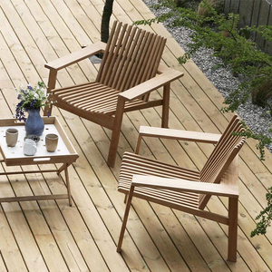 Set di Divani da Giardino in Teak, Arredamento da Esterno per Cortile e Patio, Produttore di Mobili da Giardino - Product Image 3