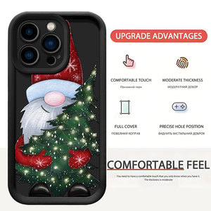 เคสโทรศัพท์กันกระแทก TPU ลายการ์ตูนซานตาคลอสพร้อมบันไดสีดำ รุ่นใหม่ สำหรับ 15/16/17 <span class=keywords><strong>Pro</strong></span> Max - Product Image 5