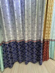 <span class=keywords><strong>Arredamento</strong></span> per la casa soggiorno in tessuto camera da letto tessuto Jacquard ritardante di fiamma isolato moderno formato personalizzato 100% tende - Product Image 3