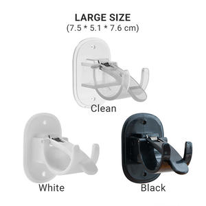 Аксессуары для штор из АБС-пластика, без сверла, кронштейны для карнизов, самоклеящиеся держатели для карнизов - Product Image 4