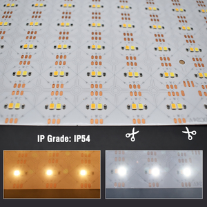 Lámina de Luz LED Flexible <span class=keywords><strong>Manwah</strong></span> de 24V, Cortable, CCT 6000K, Panel LED Ultrafino de Alta Calidad, SMD2835, Panel Brillante - Product Image 2