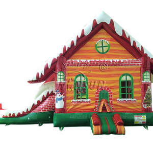 Tobogán inflable <span class=keywords><strong>de</strong></span> Castillo <span class=keywords><strong>de</strong></span> Navidad, trampolín inflable, Castillo <span class=keywords><strong>de</strong></span> rebote, tema <span class=keywords><strong>de</strong></span> Navidad, <span class=keywords><strong>alquiler</strong></span>, venta 2025, hogar comercial, Pvc - Product Image 1