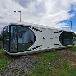 Capsule spatiale nouveau design énergie solaire maison préfabriquée écologique structure en acier maison étanche à l'eau pour hôtel villa - Product Image 1