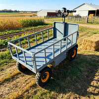 Chariot électrique à longue portée avec carrosserie flexible, maniement facile, portable pour le shopping et l'utilisation d'outils