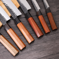 Kingwise Stuk Professionele Japanse Keukenmessen Hoge Kwaliteit Hoge Carbon 9Cr18MoV Staal Keuken Mes Met Houten Handvat