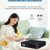Projecteur portable P15 Android 9.0 Wifi double 4k DLP intelligent 4 Go 32 Go MINI 4k Projecteur de cinéma maison