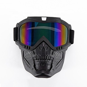 <span class=keywords><strong>Masque</strong></span> de moto Skull, lunettes de protection coupe-vent pour motocross, course, cyclisme, sports et activités de plein air - Product Image 1