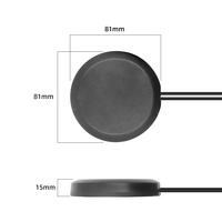 Antenne combinée 2-en-1 4G LTE GPS pour suivi de véhicules, antenne verticale active à gain élevé 28dBi, connecteur fileté, prise en charge OEM
