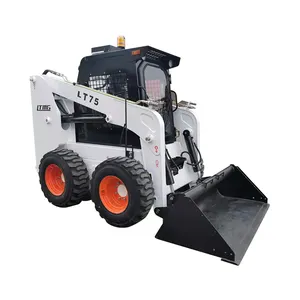 LTMG LT75 Pemuat Skid-Steer Hidrolik Baru Tiongkok Suku Cadang Penggali Mulcher Mesin EPA Opsional Skid Steer Loader