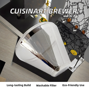 Cafetera Cuisinart de 6-10 Tazas, Compatible con Filtro de Acero Inoxidable Reutilizable de 4 Tazas en Forma de Cono, Estilo Barista - Product Image 2