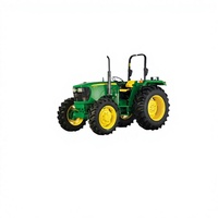 Tracteur à roues John JD 5065 E 4x4 65 CV 2400 tr/min 3 cylindres à injection directe turbocompressé FIP refroidi par liquide Synchromesh