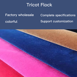 Cho hộp đồ trang sức Hộp Quà Tặng đổ Xô nhung tùy chỉnh lưới vải 100% <span class=keywords><strong>polyester</strong></span> Quảng Đông 100D A4 Kích thước mẫu 180gsm Flock tricot - Product Image 2