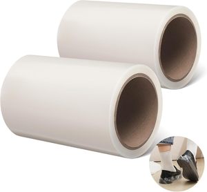 Film plastique transparent en PE de 50 microns, largeur 160 mm, facile à retirer, très vendu, pour la protection des chaussures, machine à chaussures, couvre-chaussures - Product Image 2