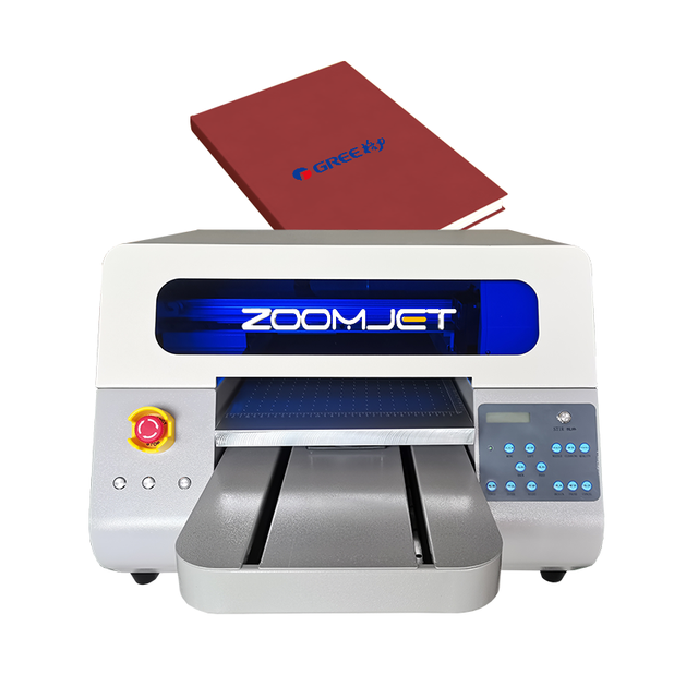 ZOOMJET Mini A3 Size Uv Flatbed Printer 35*45cm Small UV PRINTER With DOUBLE XP600 HEAD