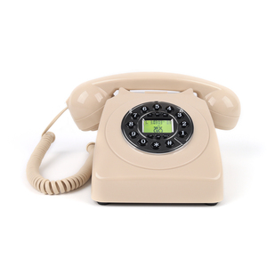 <span class=keywords><strong>Téléphone</strong></span> filaire rétro, <span class=keywords><strong>téléphone</strong></span> antique avec écran LCD, <span class=keywords><strong>téléphone</strong></span> <span class=keywords><strong>fixe</strong></span> filaire pour la maison - Product Image 4