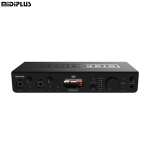 Interface audio professionnelle Midiplus <span class=keywords><strong>Studio</strong></span> Valve OTG, guitare 2 entrées 2 sorties, enregistrement en <span class=keywords><strong>studio</strong></span>, doublage en direct, carte son métallique, enregistrement USB - Product Image 1