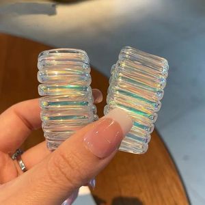 YANE gros filles accessoires <span class=keywords><strong>de</strong></span> mode doux fête-Style élastique bandes <span class=keywords><strong>de</strong></span> cheveux Laser large Bracelets pour filles <span class=keywords><strong>fil</strong></span> téléphonique - Product Image 2