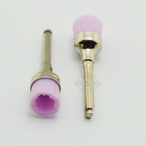 Cepillos de pulido dental Vimel, de nailon, con cerdas en forma de copa, cabeza plana, para máquina curva de baja velocidad, caja de 100 unidades - Product Image 5