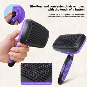 Peigne à picots en plastique Histotree <span class=keywords><strong>pour</strong></span> animaux de compagnie, toilettage chiens et chats, coupe-poils et coupe-ongles - Product Image 5