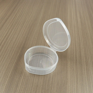 Customized Logo Printing Factory Yiwu Offset Printing Desktop Storage Box Solid Color Covered L Shaped Powder Puff Box - Product Image 4
