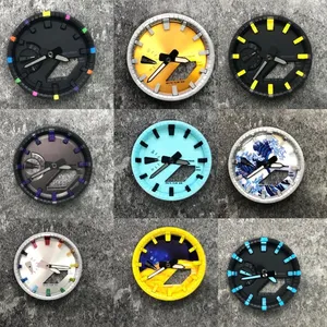 Colorful face set watch dial 4 in 1 watch hand dial inner ring marker Customizing for GA2100 DIAL CASIOak mod kit watch parts
