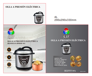 <span class=keywords><strong>Pentola</strong></span> <span class=keywords><strong>a</strong></span> <span class=keywords><strong>Pressione</strong></span> Elettrica da <span class=keywords><strong>5</strong></span> <span class=keywords><strong>Litri</strong></span> con Timer Digitale Meccanico, Padella Antiaderente in Acciaio Inox per Uso Domestico, Garanzia di 3 Anni - Product Image 6