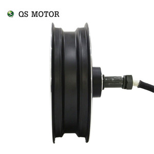 Motor de cubo de rueda BLDC de eje único QS de 12 pulgadas, 2000W, 260 V4, 35H, 72V70KPH para coche, 260 V4 35H, Motor BLDC - Product Image 4