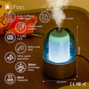 <strong>2025</strong> Scent Machine <strong>Diffuser</strong> 7-Color <strong>LED</strong> Light Aluminum Alloy Body Aromatherapy Machine Desktop Smart Wifi Control - Product Image 2