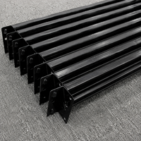 Étagère métallique en fer multi-niveaux 100 kg/niveau, structure robuste en acier, accès facile, rayonnage industriel à longue portée pour atelier