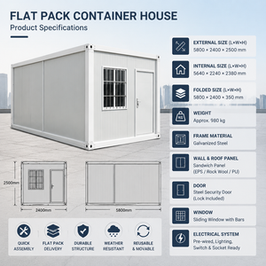 Casa Container Prefabbricata di Alta Qualità per Uso Magazzino, Design Traspirante - Product Image 3