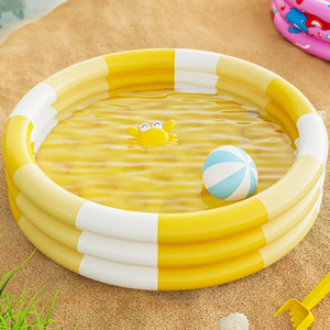 Piscine gonflable en PVC pour enfants, ronde, pliable, pour l'extérieur, l'intérieur, le jardin, <span class=keywords><strong>la</strong></span> <span class=keywords><strong>plage</strong></span>, utilisation familiale - Product Image 5